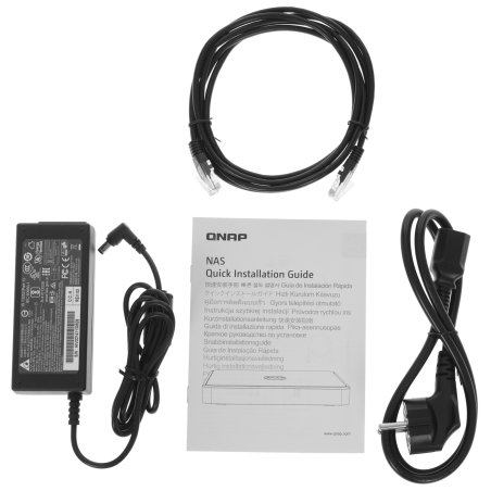 Сетевое хранилище SMB QNAP HS-264-8G Silent NAS 2 HDD trays, 4-core Intel Celeron N5105 2.0 GHz up to 2.9 GHz, 8 Gb RAM, 2x2.5 Gigabit Ethernet, 2 xUSB 3.2 Gen 2 (10Gbps), 2xHDMI.