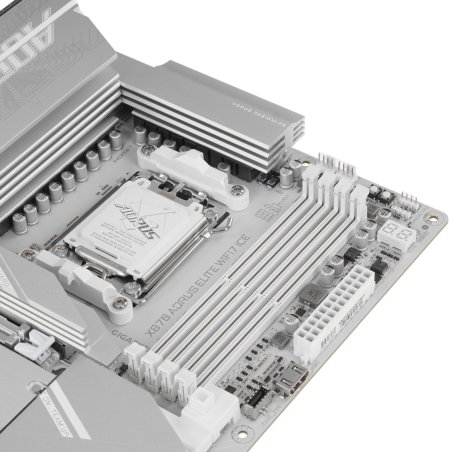 Материнская плата Gigabyte X870 AORUS ELITE WIFI7, AM5, AMD X870, 4xDDR5, 4xSATA, 4xM.2, 1xPCI-E 5.0 x16, 1xPCI-E 4.0 x4, 1xPCI-E 3.0 x2, 1xHDMI, 1x 2.5Gb LAN, 4xUSB-A 3.2 Gen 1, 2xUSB-A 3.2 Gen 2, 4xUSB-A 2.0, 2xUSB-C 4.0, 2x3.5 мм, 7.1, ATX