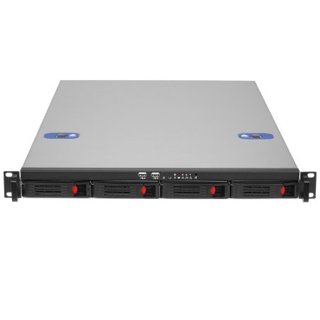 Серверный корпус ExeGate Pro 1U660-HS04 (RM 19", высота 1U, глубина 660, БП 400ADS, 4xHotSwap, USB)
