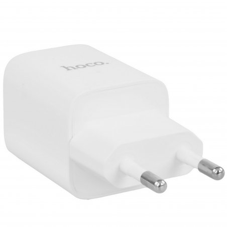 Сетевое зарядное устройство HOCO C149A 1USB+1Type-C 3.0A PD 30W+QC3.0, белый
