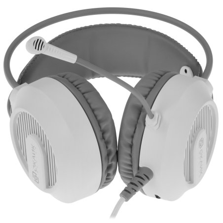 Наушники с микрофоном Оклик HS-L300G White белый 2.2м мониторные USB оголовье (1796952)