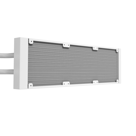 Система жидкостного охлаждения Water Cooling System Geometric Future Eskimo Pro 360 (240W, 360мм, ARGb, белый/ Fans: 3x120мм, 80.81CFM, 34.2dBA, 2000RPM/ Pump height 54мм, 3200RPM, Rad thickness 27мм/ S: 1851, 1700, 1200, 115X, 2011, 2066, AM5, AM4)