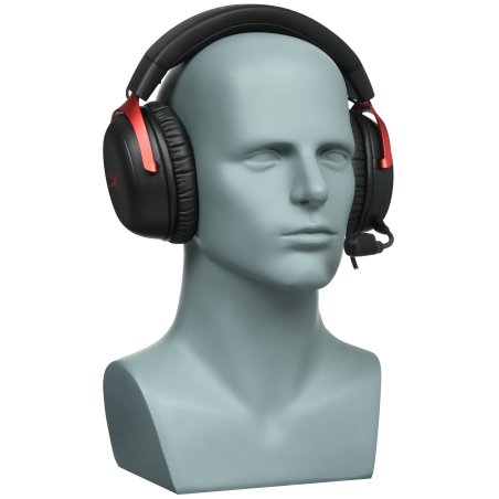 Наушники с микрофоном HyperX Cloud Mini черный/красный накладные оголовье (7G8F4AA)