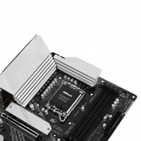 Материнская плата ASRock Z890 Pro RS WiFi White, LGA1851, Intel Z890, 4xDDR5, 4xSATA, 4xM.2, 1xPCIe 5.0 x16, DisplayPort, HDMI, USB Type-C, 1x2.5Gb LAN, Thunderbolt, 3x3.5 мм, 7.1, ATX