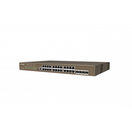 Коммутатор IP-COM G5328P-24-410W, 24×1 Гбит/с PoE + 4×1 Гбит/с SFP, управляемый