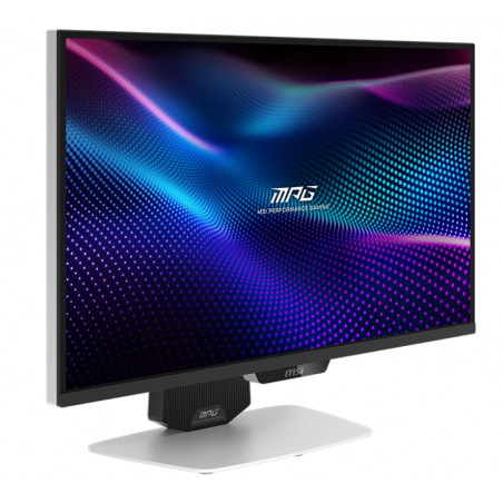 Монитор 27" MSI MPG 274URDFW E16M Rapid IPS 3840x2160, 160 Гц, 0.5 мс, 16:9, 400 кд/м², 2xHDMI 2.1, DP 1.4a, USB-C (98 Вт), 3.5 Jack, USB Hub (2x USB), Adaptive-Sync, белый