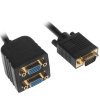 Разветвитель HDMI Cablexpert DSP-2PH4-002, HD19F/2x19F, 1 компьютер => 2 монитора, пасcивный, Full-HD, 3D, 1.4v