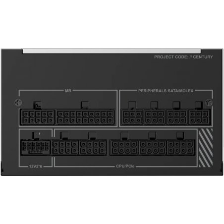 Блок питания Montech ATX 850W CENTURY GOLD G5, 850 Вт, 80 PLUS GOLD, 120 мм, модульный, черный