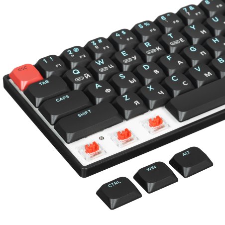 Мышь беспроводная/проводная Acer Nitro OMR402 черный, 26000 dpi, радиоканал, Bluetooth, USB, кнопки - 5