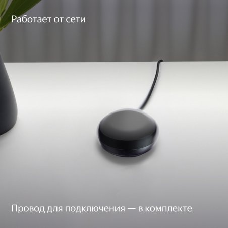 Умный пульт Yandex SmartControl, с голосовым ассистентом Алиса (YNDX-0006) (управление техникой через ИК канал)