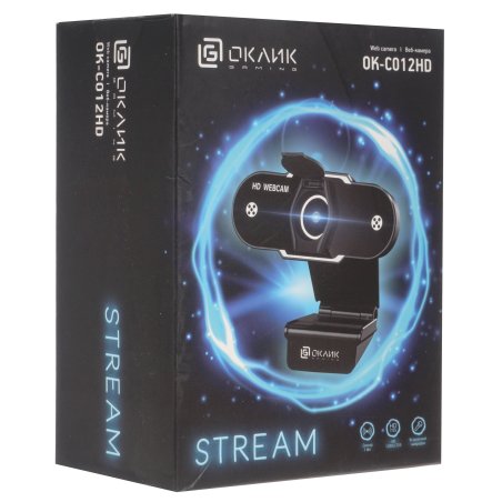 Веб-камера Oklick/Оклик OK-C012HD черный 1Mpix (1280x720) USB2.0 с микрофоном