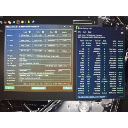 Оперативная память XPG Lancer Blade, DDR5, 32Gb (2x16Gb), 6400MHz, CL32, DIMM, с радиаторами, белый