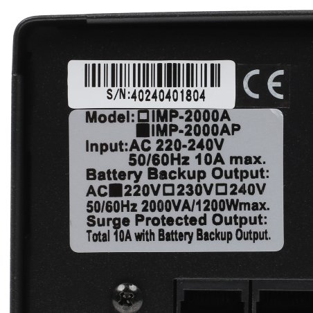 Источник бесперебойного питания Powercom Imperial IMP-2000AP 1200Вт 2000ВА черный