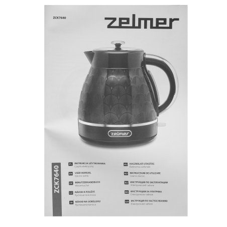 Чайник электрический Zelmer ZCK7640 черный