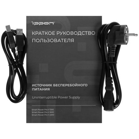 Источник бесперебойного питания Ippon Smart Power Pro II 2200 1200Вт 2200ВА черный