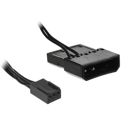 Вентилятор для корпуса Gembird D12025S12L-R черный, 120 мм, 1200 об/мин, 20.5 дБ, 3 pin