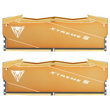 Оперативная память Patriot Viper Xtreme 5 Aurum, DDR5, 32GB (2x16GB), 8000 MHz, CL38, с радиатором, золотистый