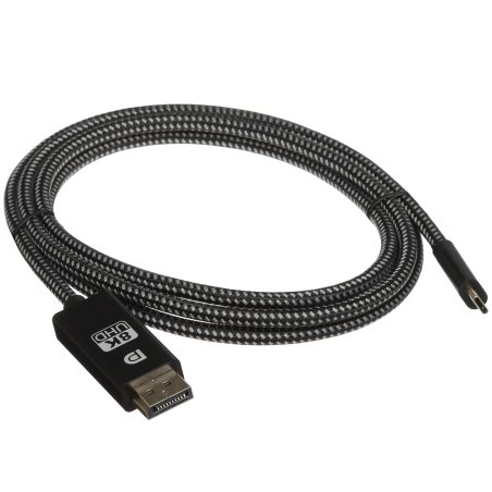 Кабель-адаптер USB3.1 Type-Cm --> DP A(m) 8K@60Hz, 1.8m, медь, TELECOM