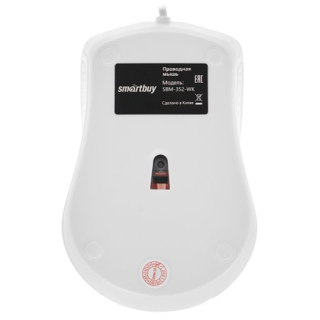 Мышь проводная Smartbuy ONE 352 белая SBM-352-WK