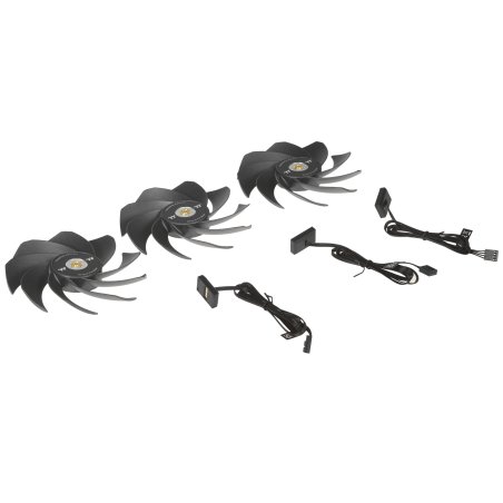 Вентилятор Thermaltake Toughfan EX14 Pro реверсивный 140x140x25mm черный 4-pin 31.6-34.1dB Ret (CL-F172-PL14BL-A)