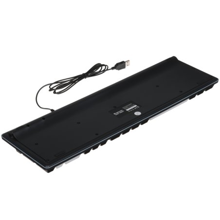 Клавиатура проводная Defender Dark Knight R GK-077, USB, черный/белый