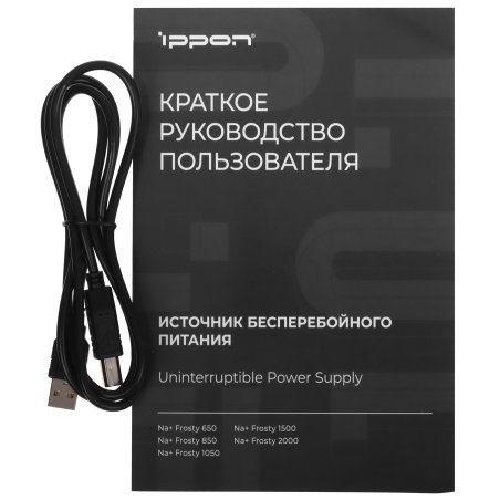 Источник бесперебойного питания Ippon Na+ Frosty 1050 / 1050 ВА / 600 Вт / 3 x CEE 7 (евророзетка)