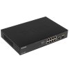 Коммутатор D-Link DGS-1010MP/A1A, L2 Unmanaged Switch with 9 10/100/1000Base-T portsand 1 1000Base-X SFPports(8 PoE ports 802.3af/802.3at (30 W), PoE Budget 125 W)