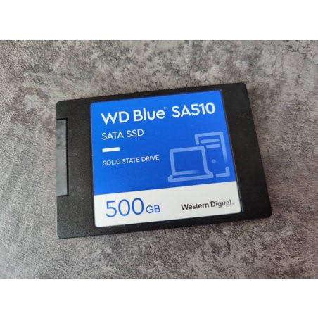 Накопитель SSD WD Blue SA510 WDS250G3B0A, 250Gb, SATA III, 2.5", R/W 555/440