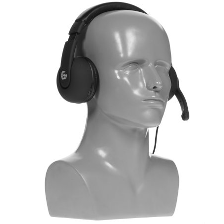 Гарнитура игровая Gembird MHS-G220 черный soft touch регулировка громкости кабель 2м
