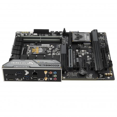 Материнская плата ASUS TUF GAMING Z790-PLUS WIFI, LGA1700, Intel Z790, 4xDDR5, 4xSATA, 4xM.2, 2xPCIe x16, 2xPCIe x1, DisplayPort, HDMI, 1x2.5Gb LAN, USB Type-C, 5x3.5 мм, 7.1, ATX
