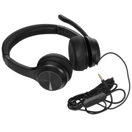 Наушники накладные Creative HS-220 2м проводные оголовье