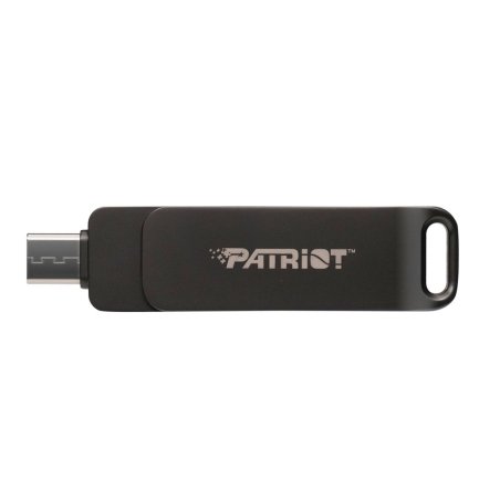 Флешка USB Patriot 32Gb Rage R550 USB 3.2 Gen 1 Swing Type-A+C PE32GR550DSAD черный