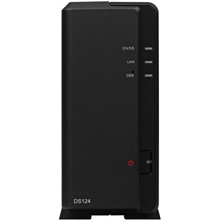 СХД SYNOLOGY настольное исполнение 1BAY NO HDD DS124