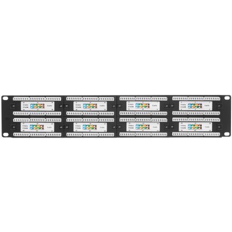 Патч-панель Hyperline WRLine WR-PL-48-C5E-D 19" 2U 48xRJ45 кат.5e