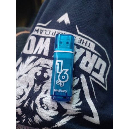 Флешка USB Smartbuy USB 2.0 16 Gb Glossy series оранжевый