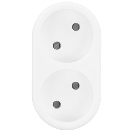 Удлинитель Defender TA-02 2 розетки белый