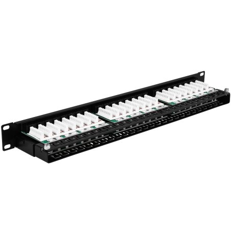 Патч-панель Lanmaster TWT-PP48/1U-U6 19" 1U 48xRJ45 кат.6 UTP