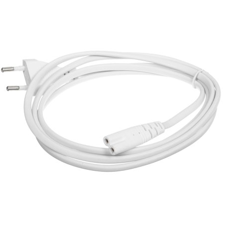 Кабель для аудио-видео техники IEC-320-C7, 2-pin 1,8m, белый, iOpen ACE023-W-1.8M