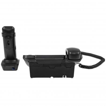 Телефон беспроводной (DECT) Panasonic KX-TGF320RUM серый металлик автооветчик АОН
