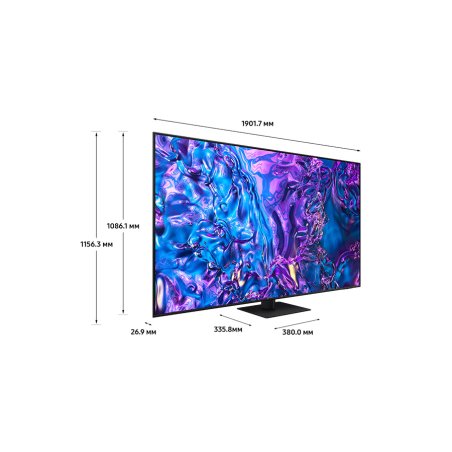 Телевизор Samsung 85" QE85Q60DAUXRU серый QLED UHD 60Hz Tizen