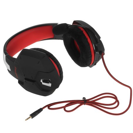 Игровая мобильная гарнитура RUSH VIPER, (SBHG-2200), динамики 50мм, велюровые амбушюры, переходник