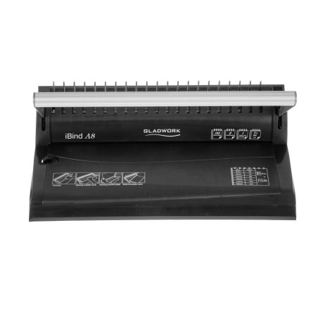 Переплетчик Gladwork iBind A8 A4/перф.8л.сшив./макс.145л./пластик.пруж. (6-16мм)