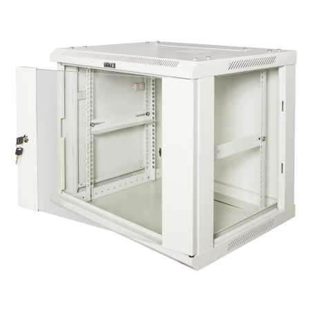 Шкаф настенный серии Pro, 18U 600x600, стеклянная дверь