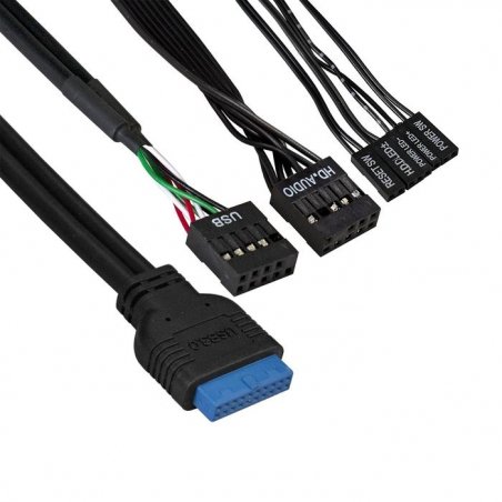 Компьютерный корпус Minitower ExeGate EX291142RUS BAA-105-01-AAA450 (mATX, БП AAA450 с вент. 8см, 2*USB, аудио, черный)