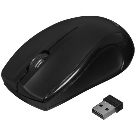 Мышь беспроводная Gembird MUSW-320 черный, 1000 dpi, радиоканал, USB, кнопки - 3