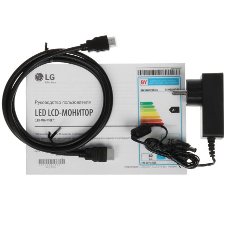 Монитор 23.8" LG 24MR400-B IPS 1920x1080, 100 Гц, 5 мс, 16:9, 250 кд/м2, 1xHDMI, 1xVGA, 1x3.5 мм, черный