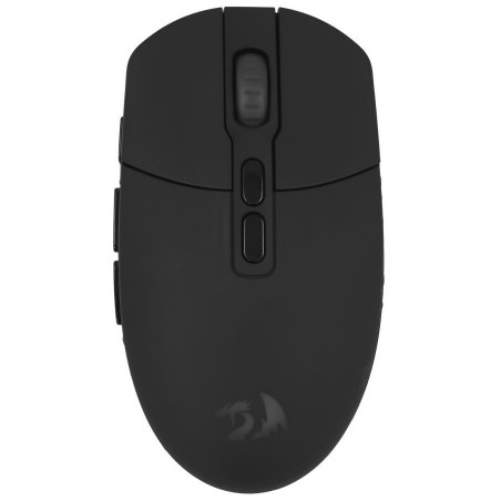 Мышь беспроводная REDRAGON 2.4G/проводная игровая 7+кн.колесо 10000dpi RGb черный Invader Pro