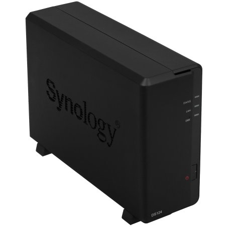СХД SYNOLOGY настольное исполнение 1BAY NO HDD DS124