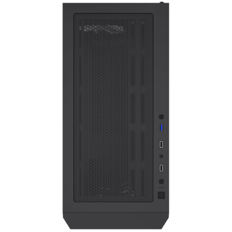 Компьютерный корпус mATX, без блока питания Gamemax Destroyer TGb mATX case, black, w/o psu, w/1xUSB3.0+2xUSB2.0, Combo Audio, w/3x12cm ARGb front fan (1xFN-12A-M6I, 2xFN-12A-S6I), w/1x12cm ARGb rear fan (FN
