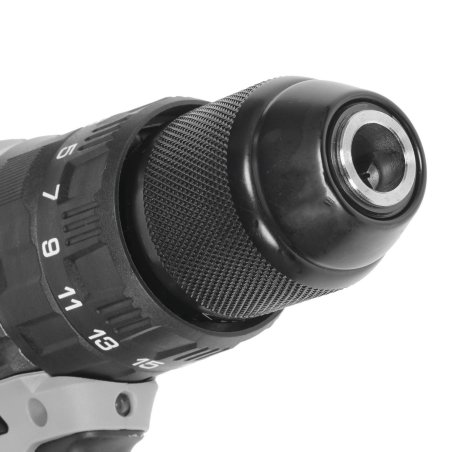 Дрель-шуруповерт аккумуляторная ИНТЕРСКОЛ ДАУ-13/18В, Аккумуляторный, 18В, Без АКБ и ЗУ, Ударный, Кейс